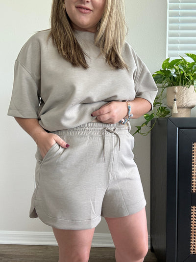 Scuba Dolphin Top | Ash Mocha