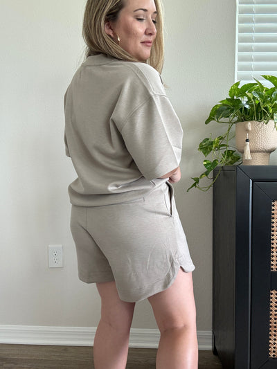 Scuba Dolphin Top | Ash Mocha