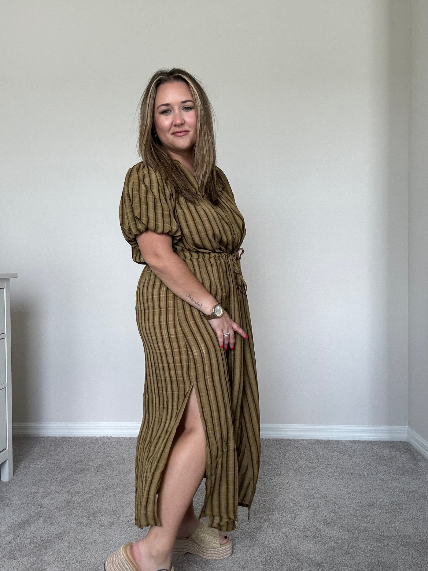 Effie Puff Sleeve Dress