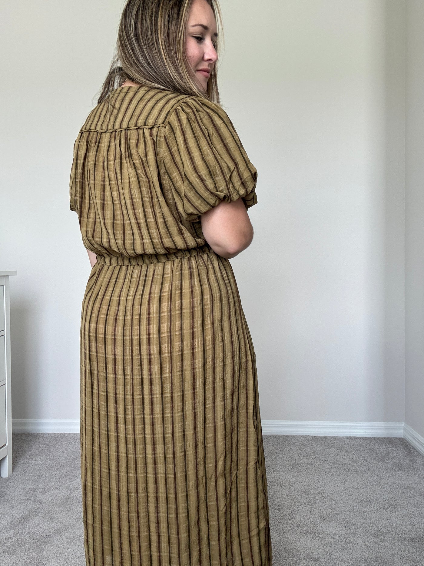Effie Puff Sleeve Dress