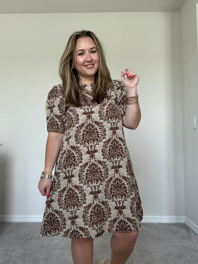 Etta Short Sleeve Mini Dress