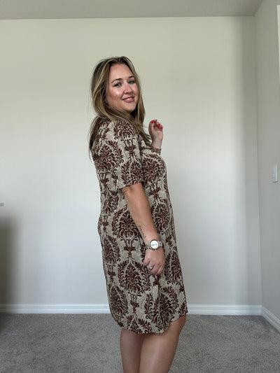Etta Short Sleeve Mini Dress