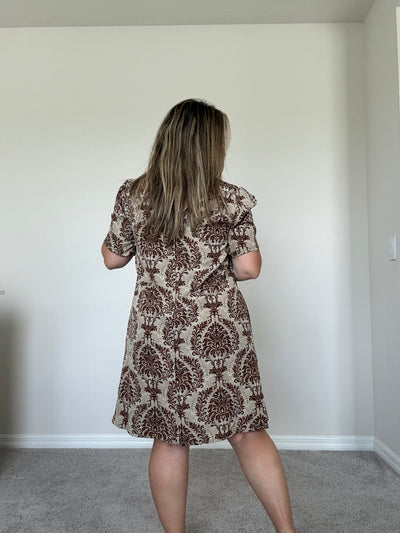 Etta Short Sleeve Mini Dress