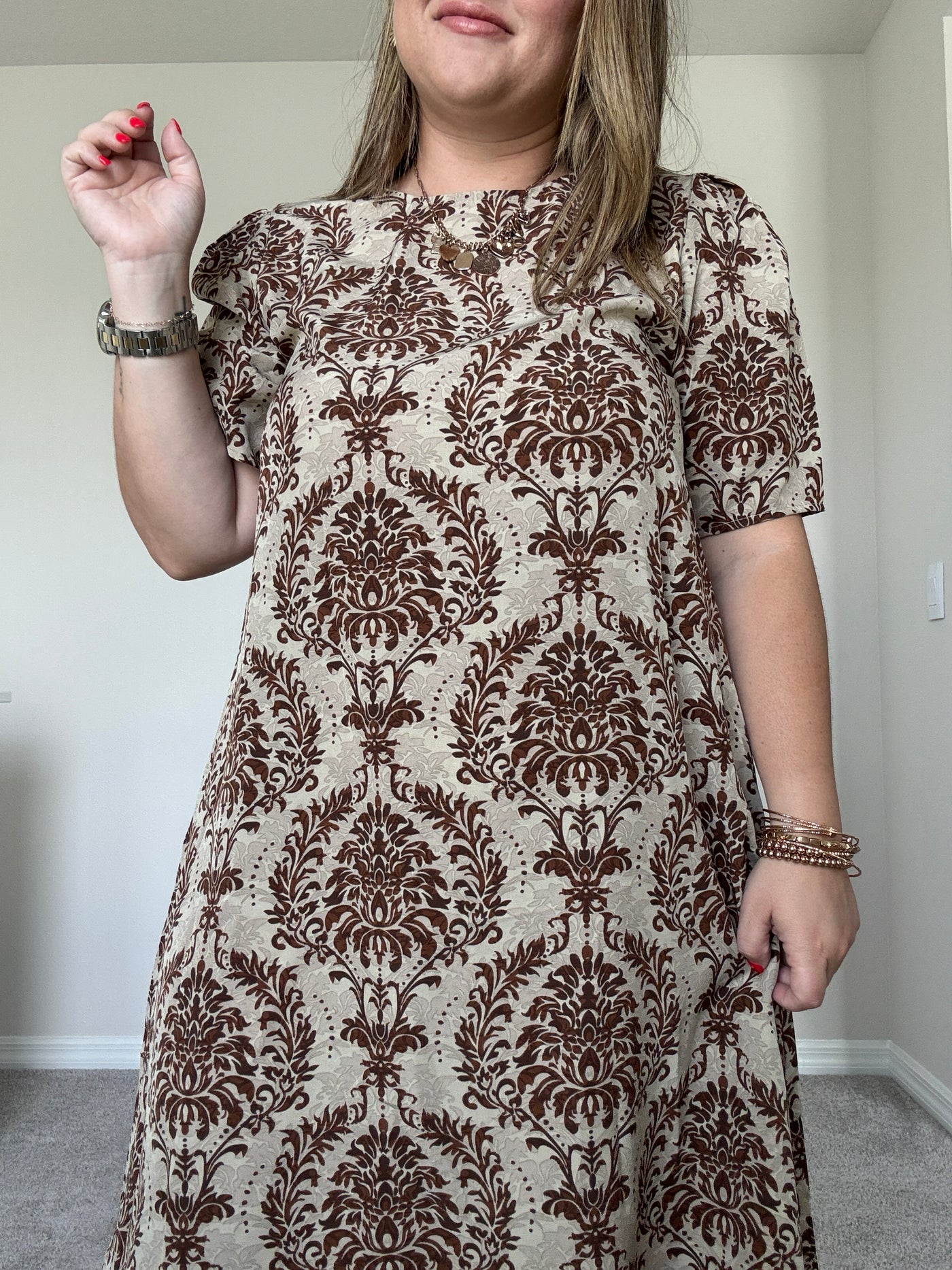 Etta Short Sleeve Mini Dress