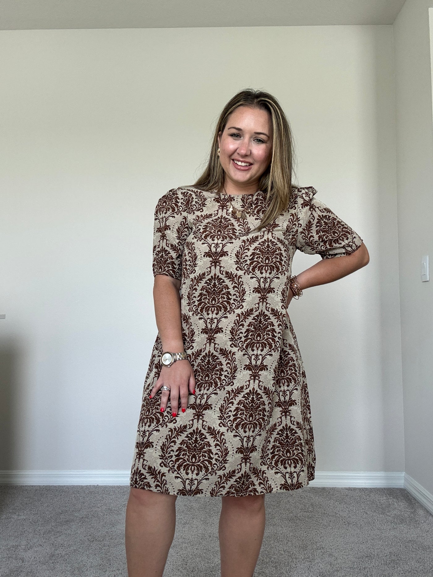 Etta Short Sleeve Mini Dress