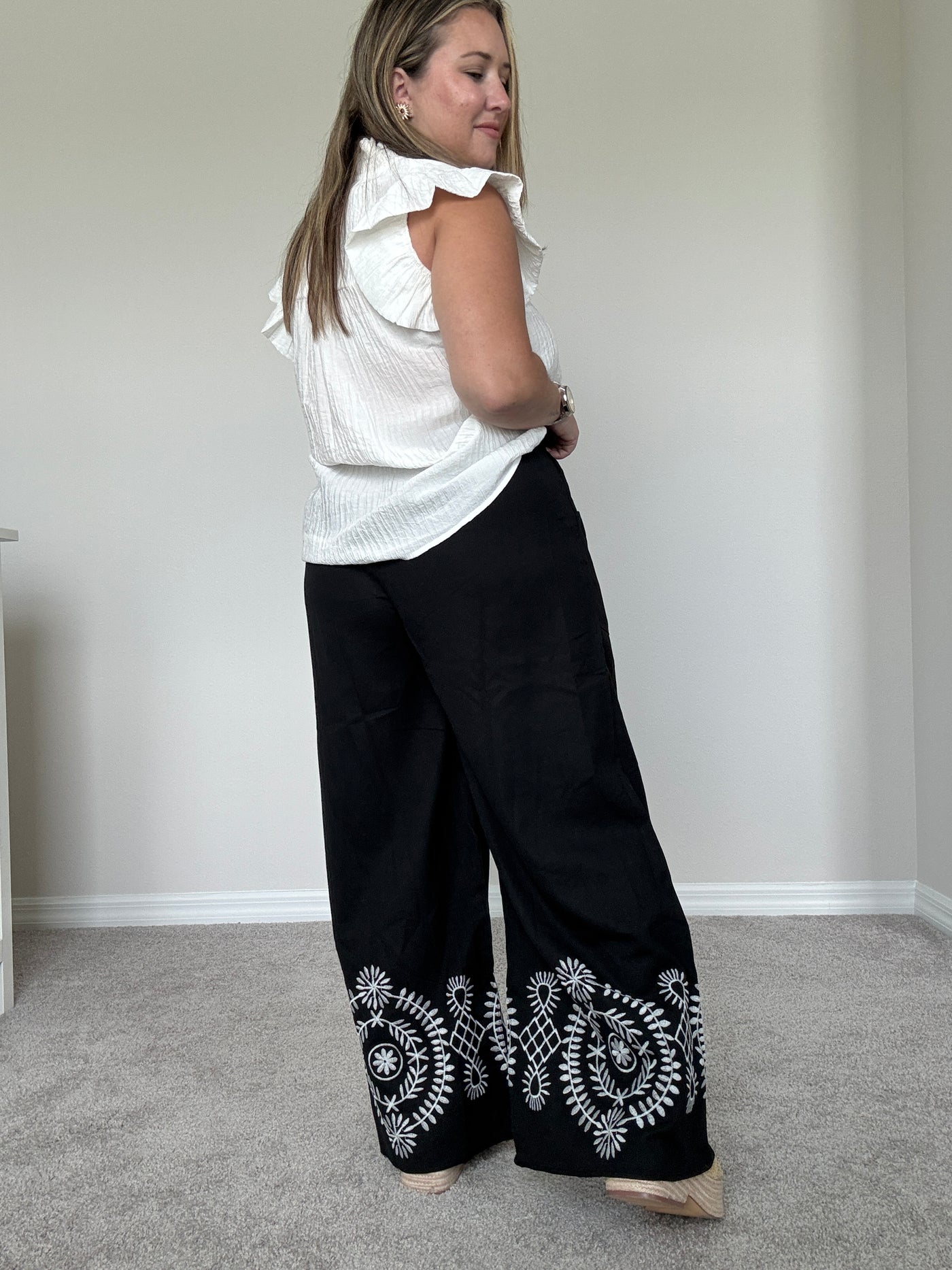 Noah Embroidered Pants