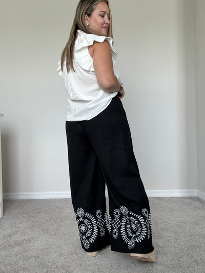 Noah Embroidered Pants
