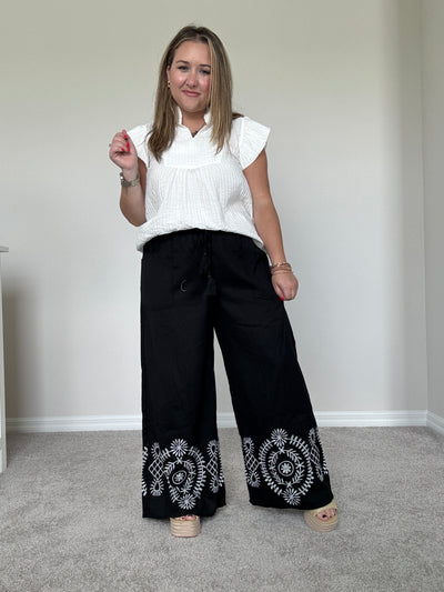 Noah Embroidered Pants