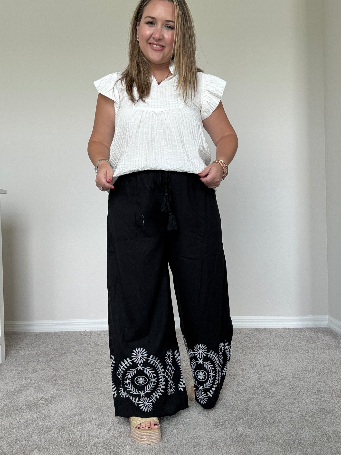 Noah Embroidered Pants