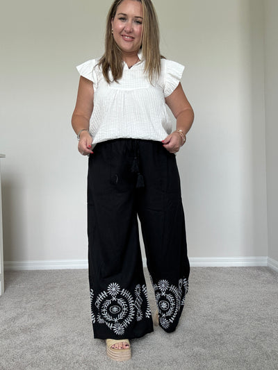 Noah Embroidered Pants