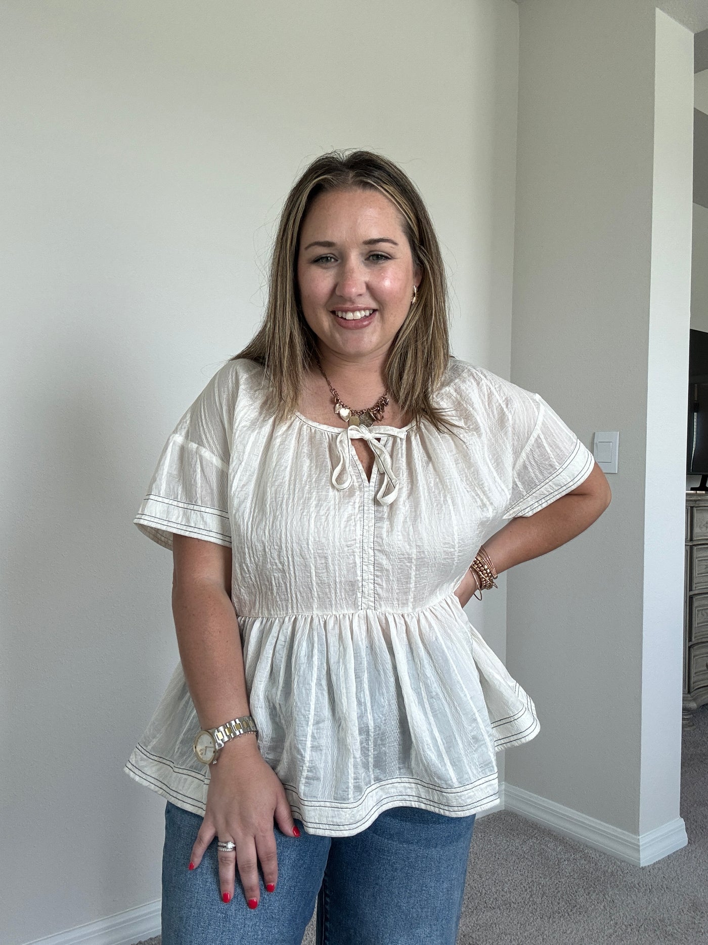 Talia Babydoll Top