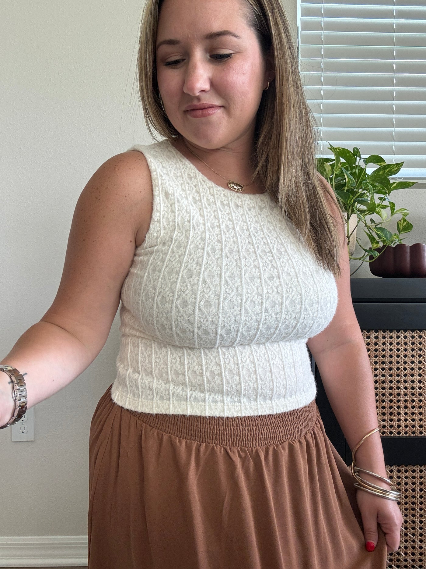 Erika Round Neck Knit Top