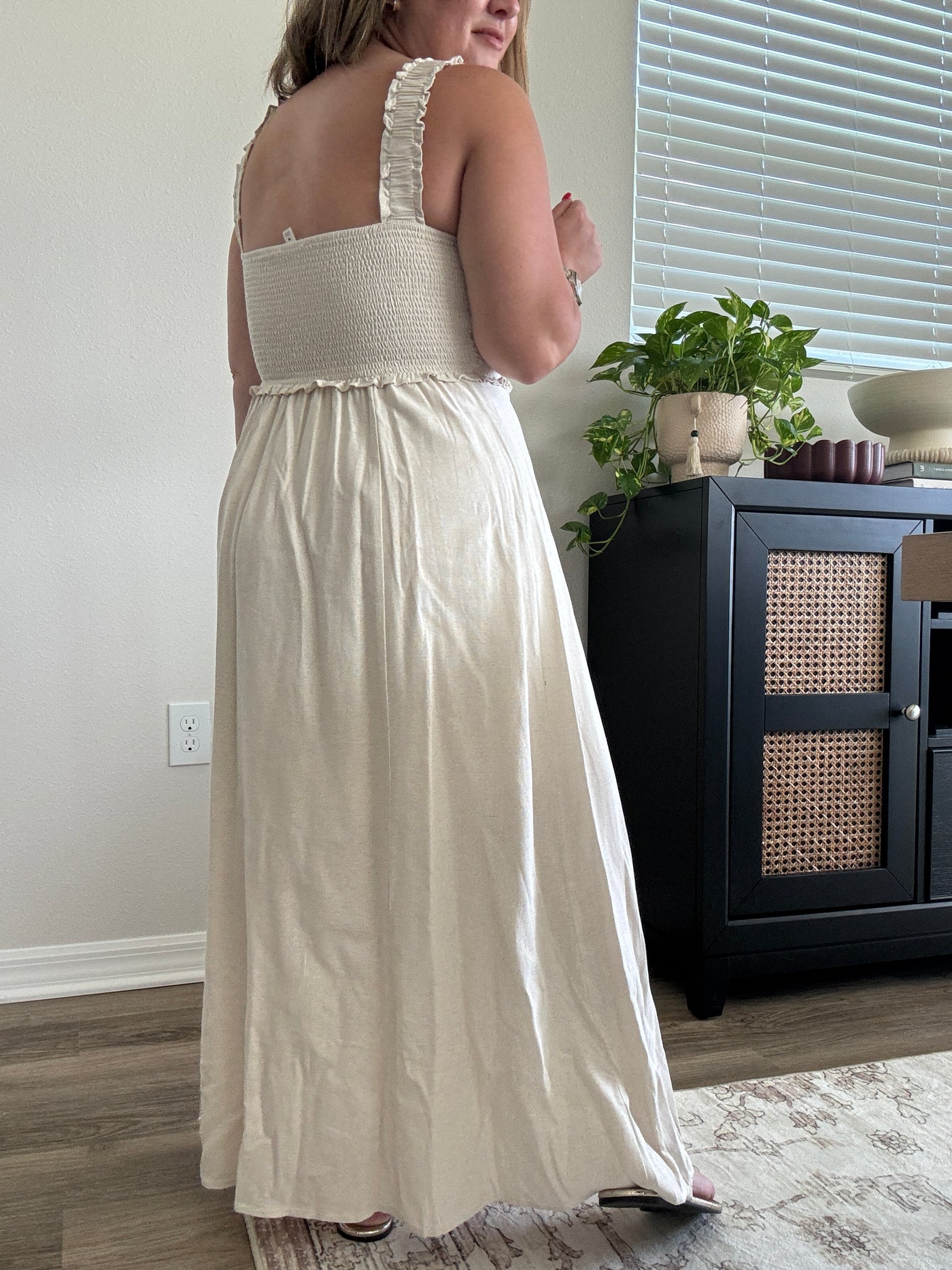 Mabel Smocked Midi Dress