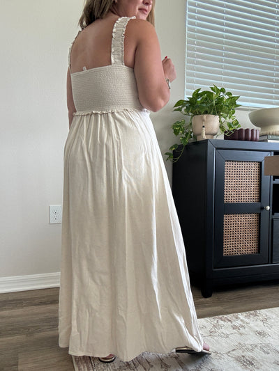 Mabel Smocked Midi Dress