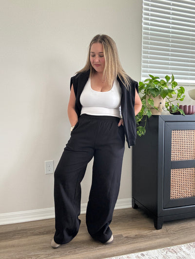 Fleece Sweatpants | Black