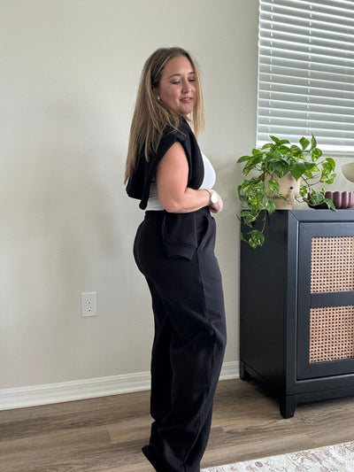 Fleece Sweatpants | Black