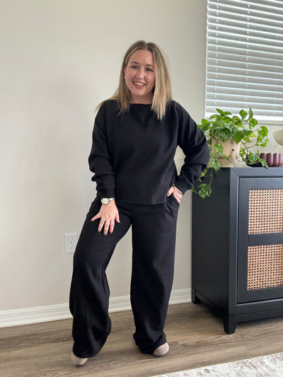 Fleece Sweatpants | Black