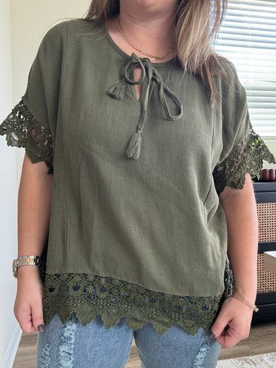 Maxwell Crochet Dolman Top