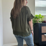 Maxwell Crochet Dolman Top