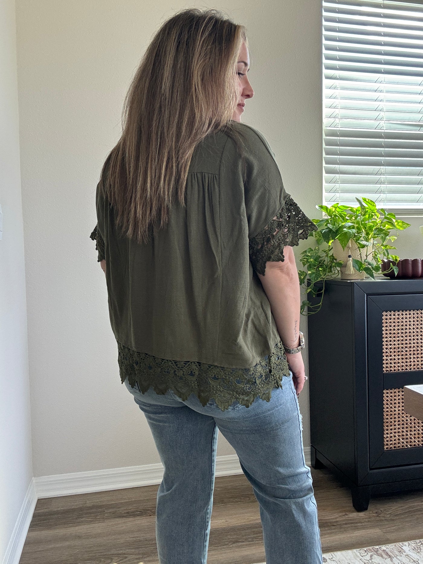 Maxwell Crochet Dolman Top