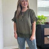 Maxwell Crochet Dolman Top