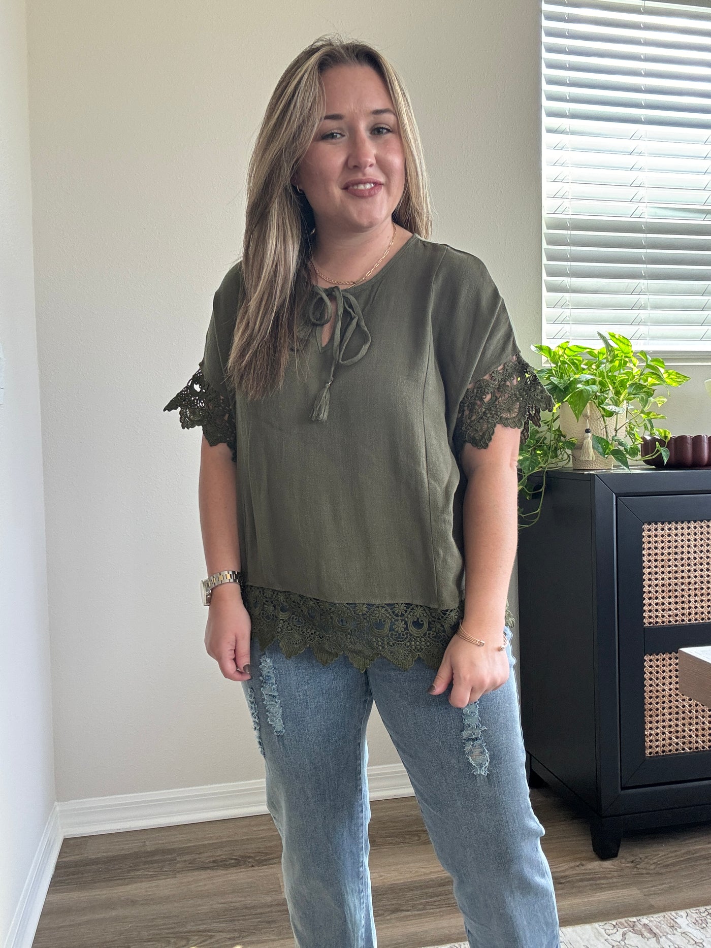 Maxwell Crochet Dolman Top