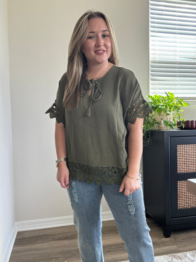 Maxwell Crochet Dolman Top