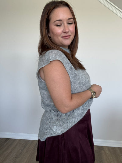 Luca Sleeveless Sweater Top