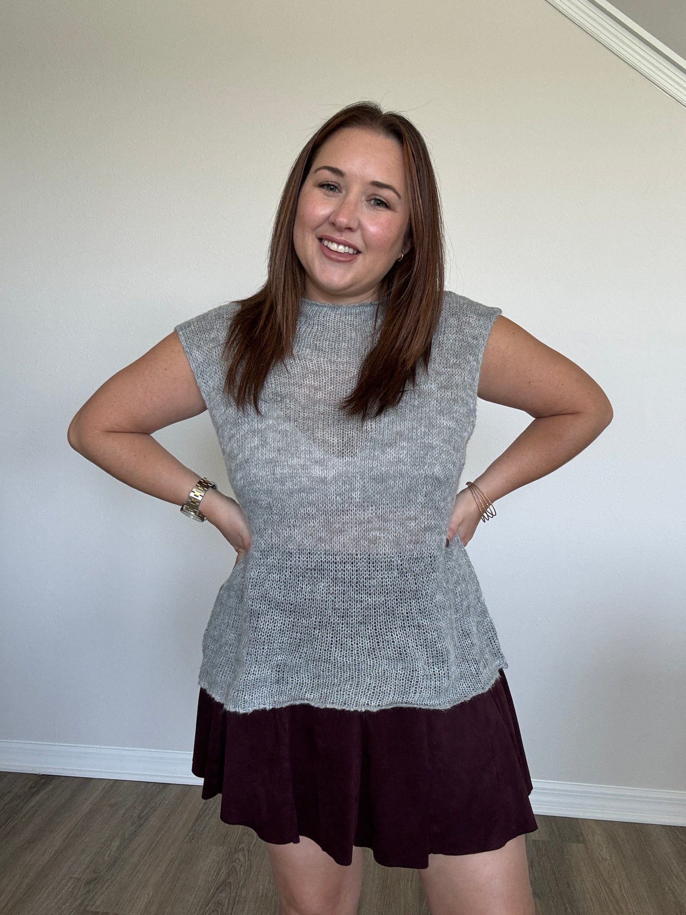 Luca Sleeveless Sweater Top