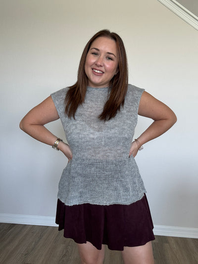 Luca Sleeveless Sweater Top