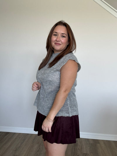 Luca Sleeveless Sweater Top