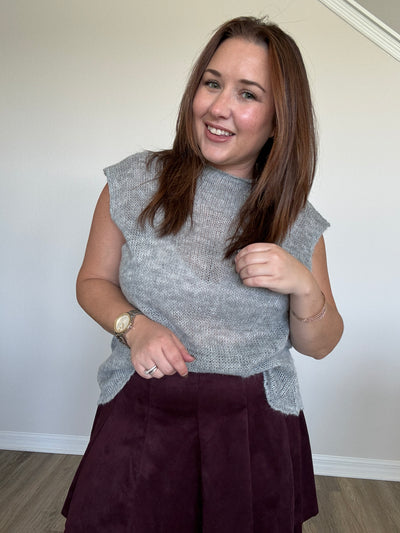 Luca Sleeveless Sweater Top