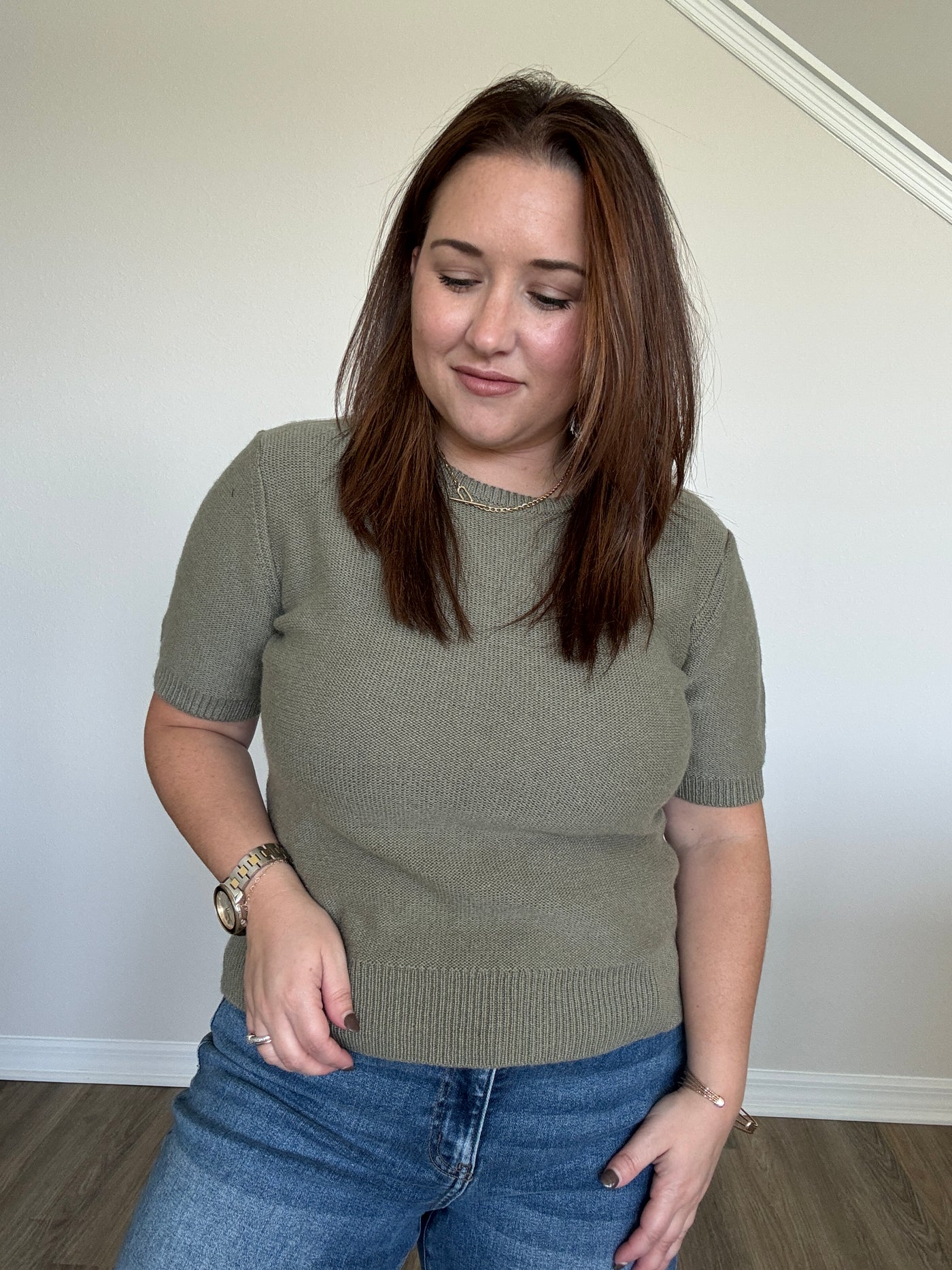 Faye Crew Neck Sweater Top