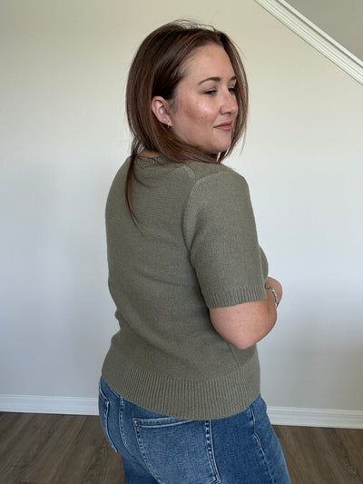 Faye Crew Neck Sweater Top
