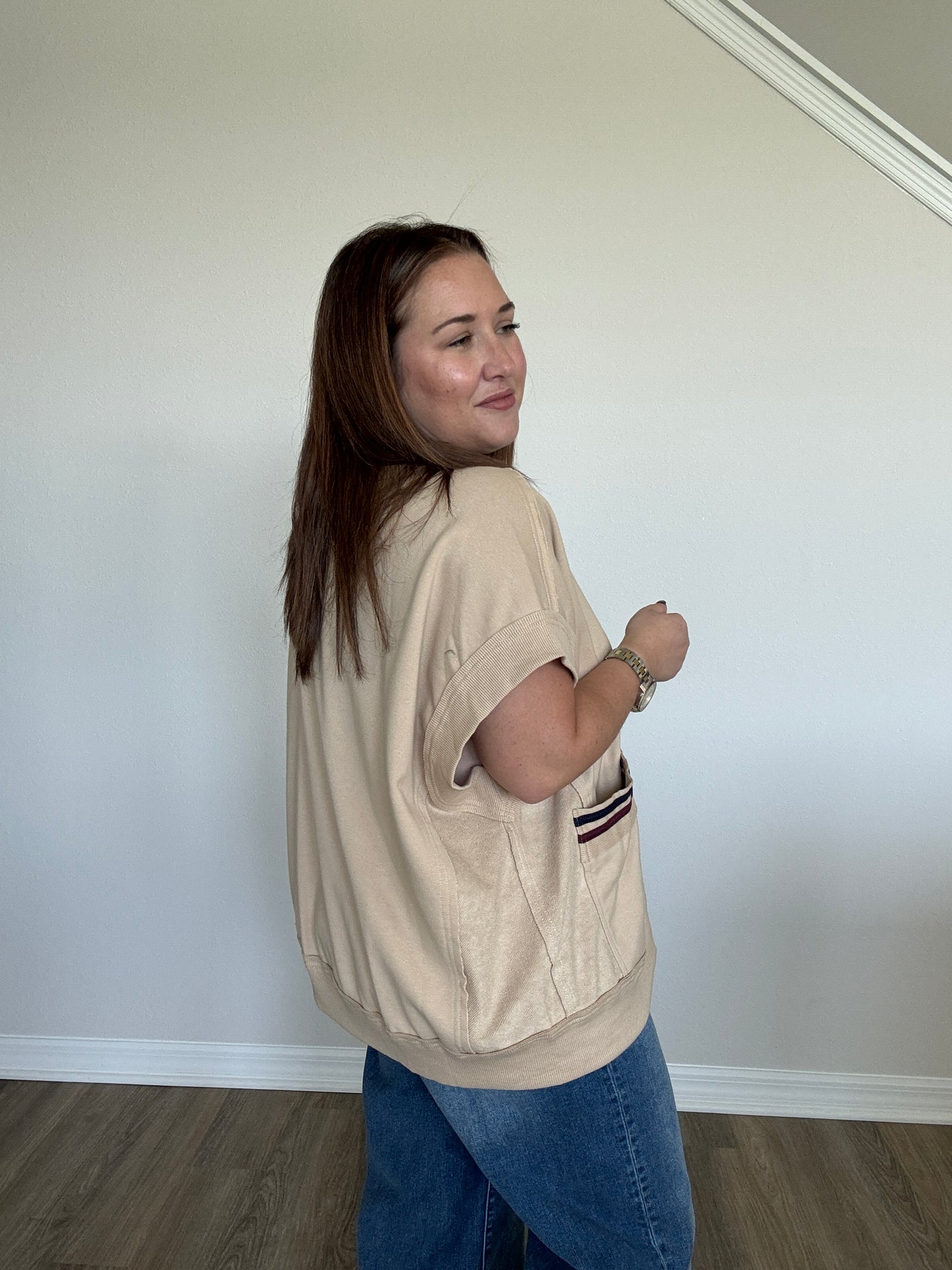 Nicole Oversized Button Down Vest