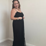Kait Tulle Midi Dress | Black