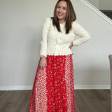 Melanie Floral Maxi Skirt
