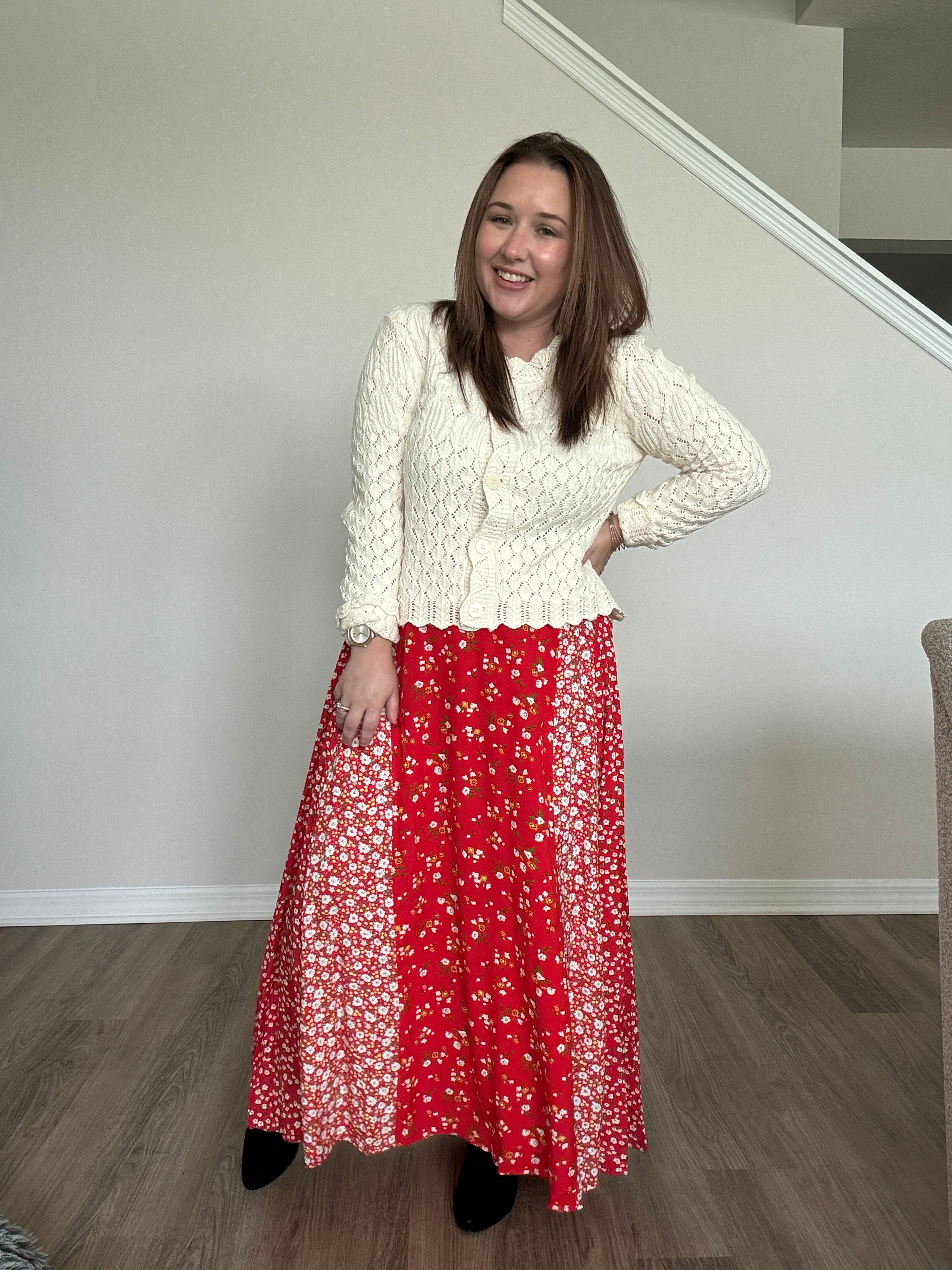 Melanie Floral Maxi Skirt