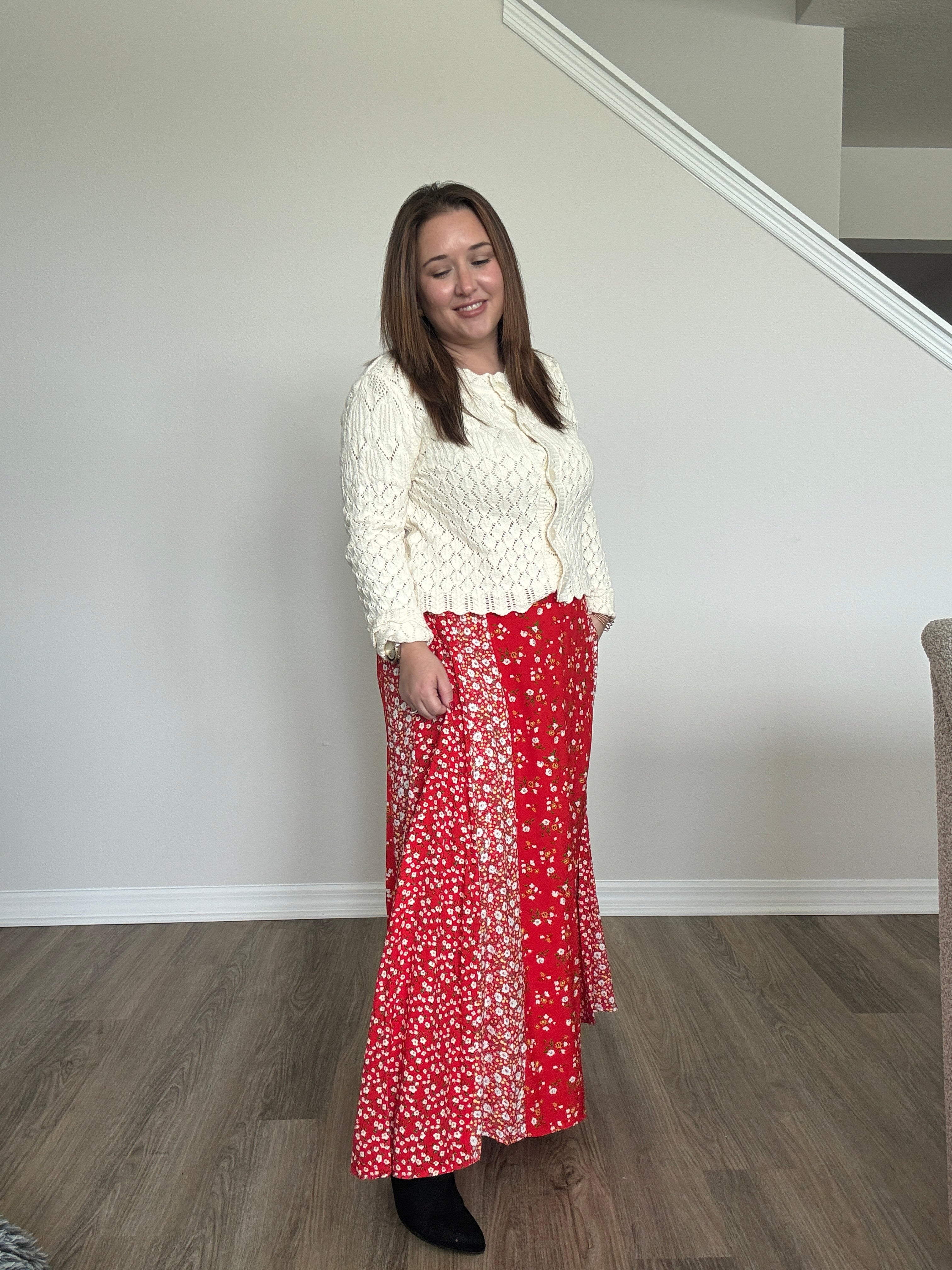 Melanie Floral Maxi Skirt