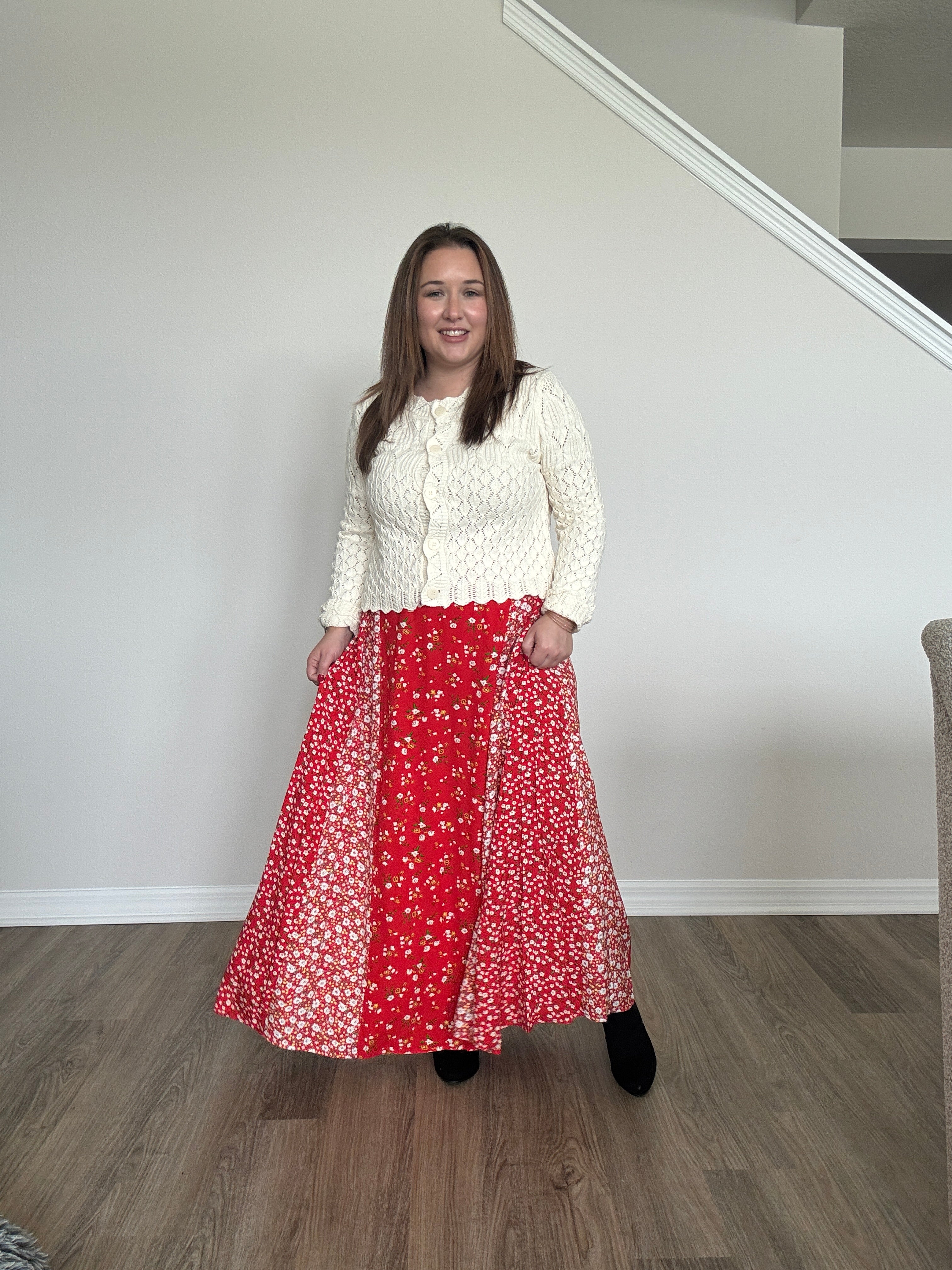 Melanie Floral Maxi Skirt
