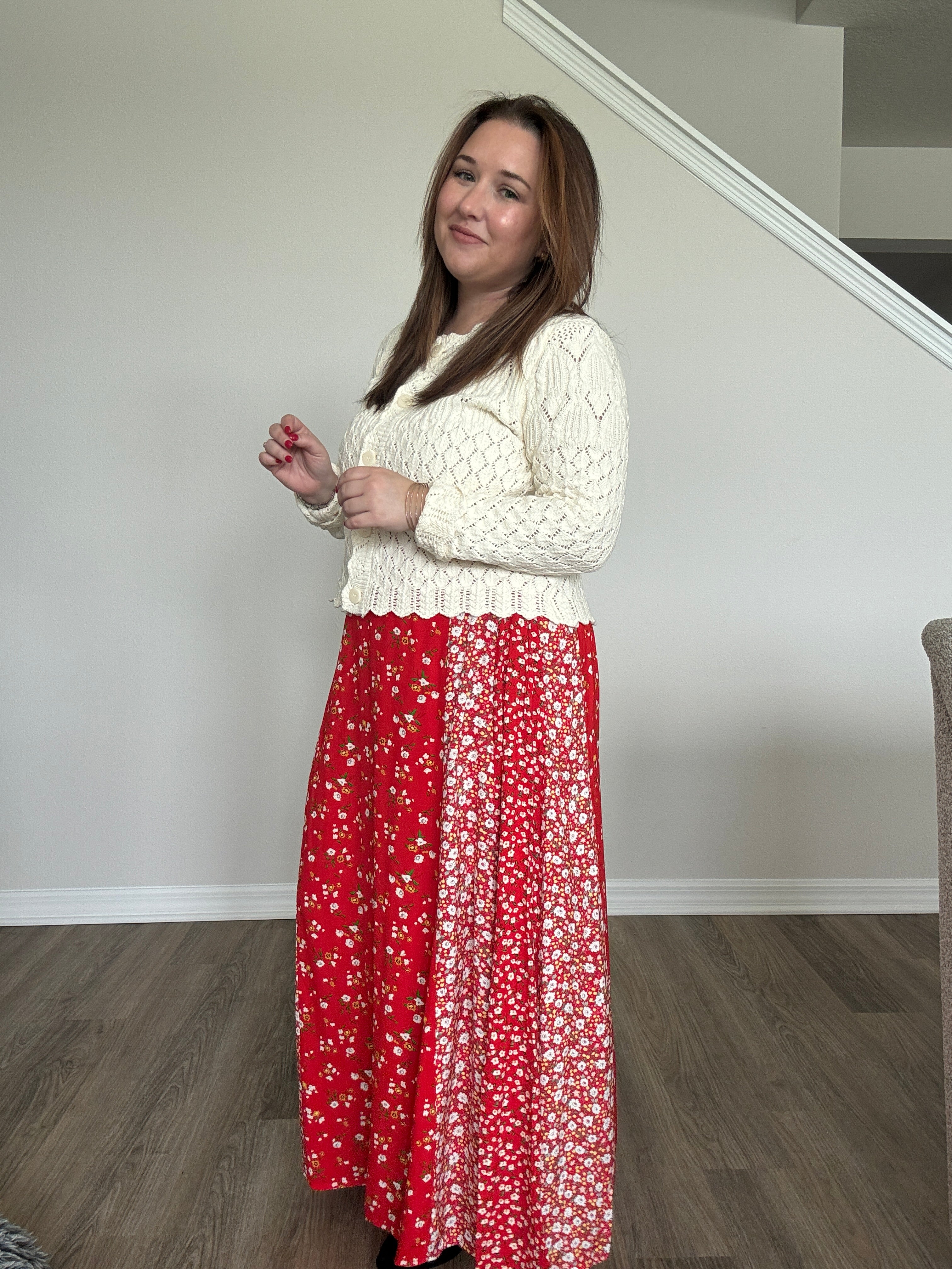 Melanie Floral Maxi Skirt