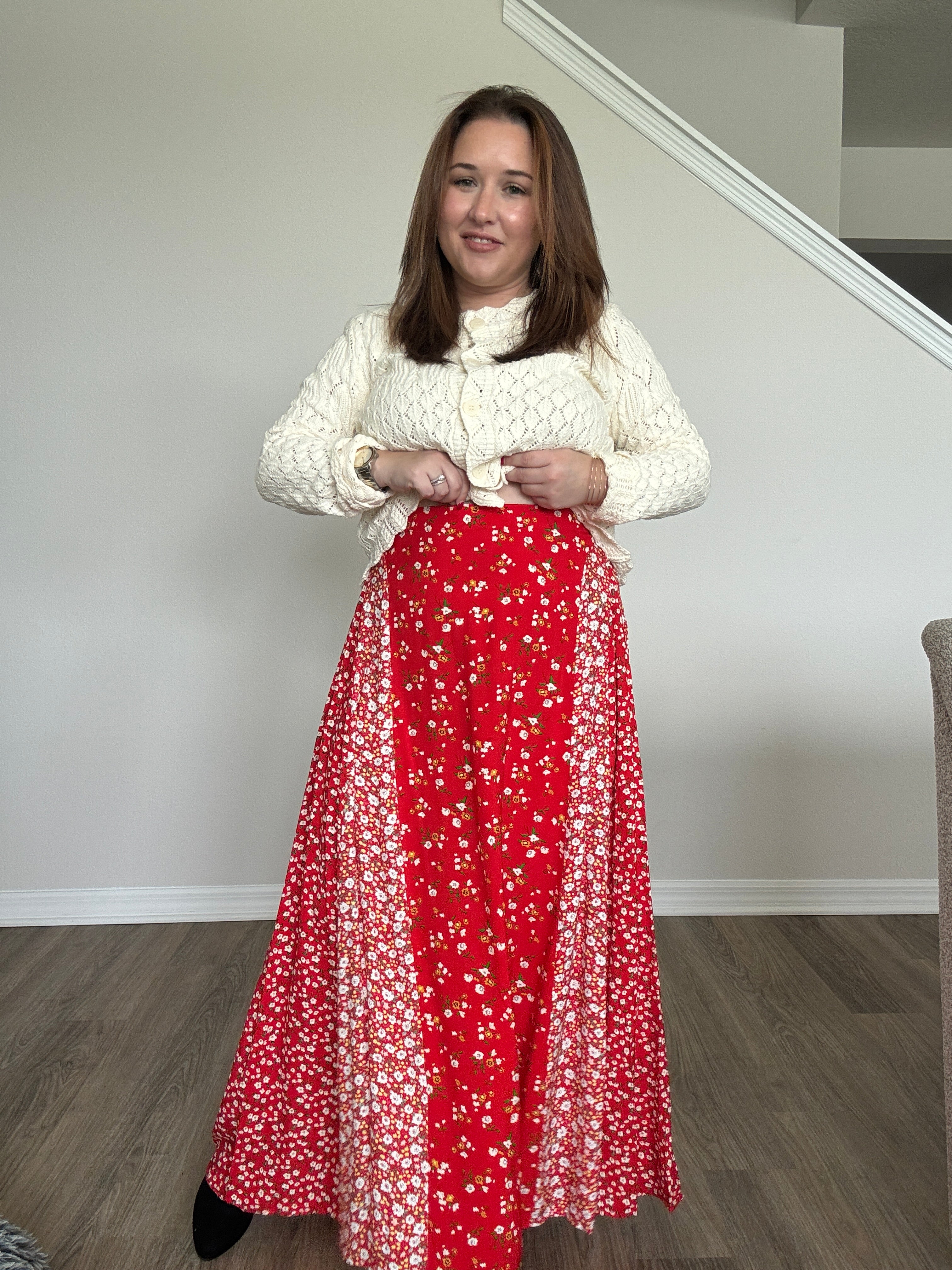 Melanie Floral Maxi Skirt