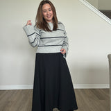 Paola Flowy Midi Skirt