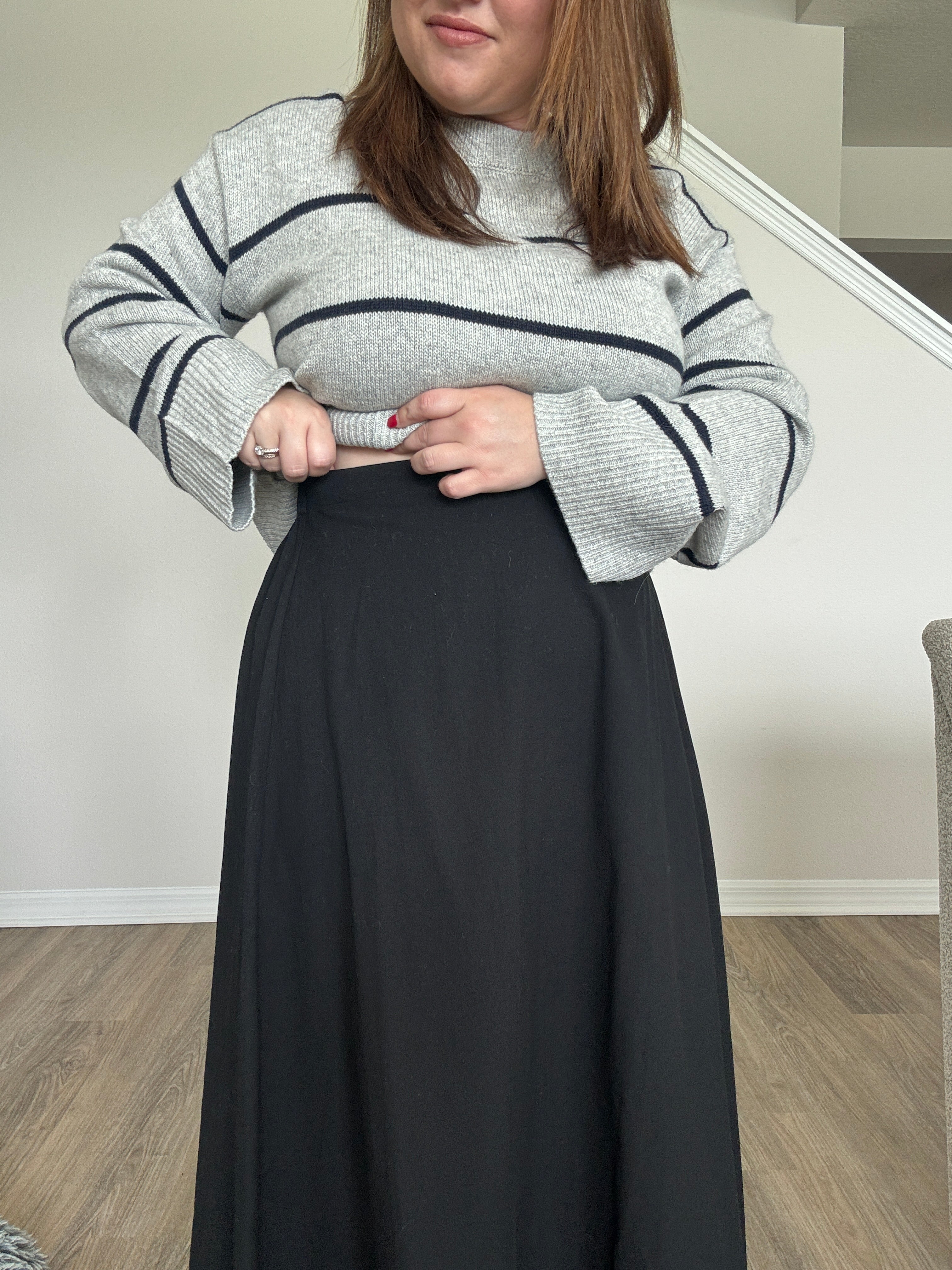 Paola Flowy Midi Skirt