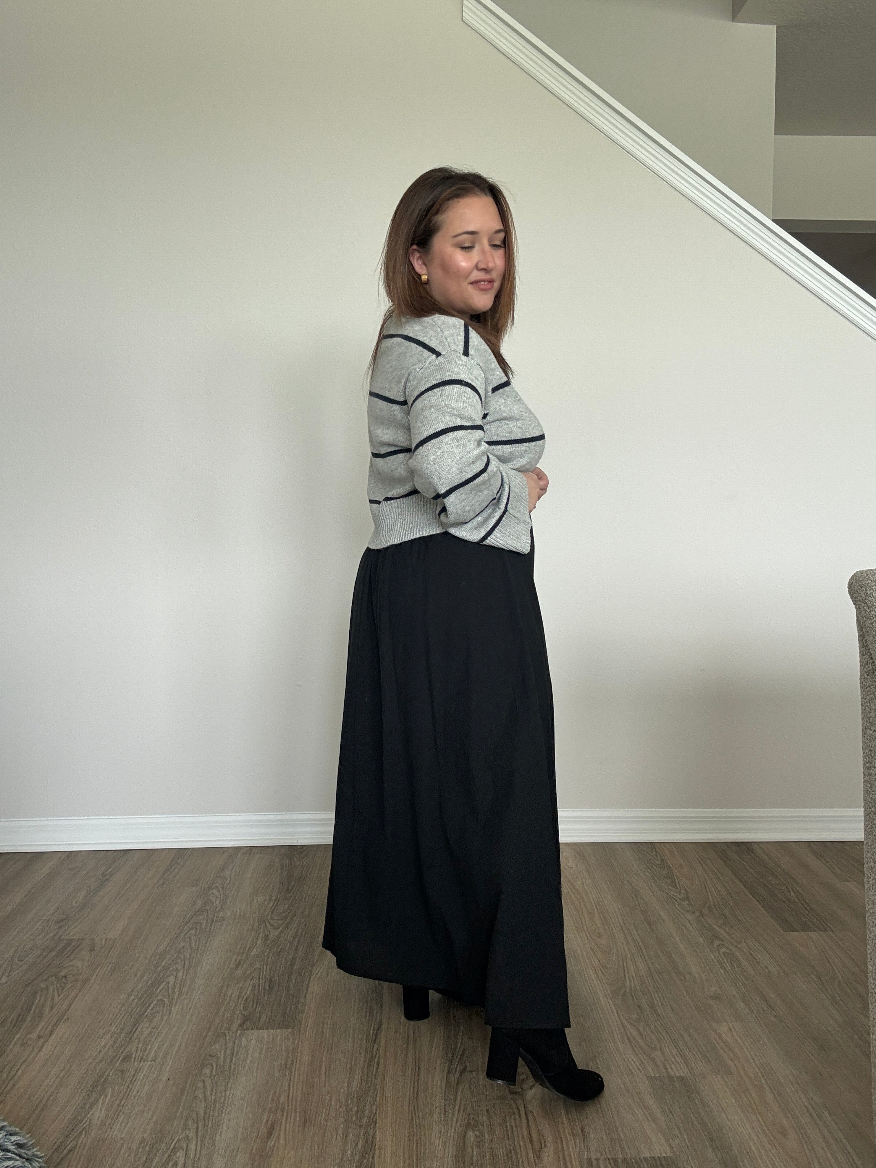 Paola Flowy Midi Skirt