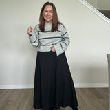 Paola Flowy Midi Skirt