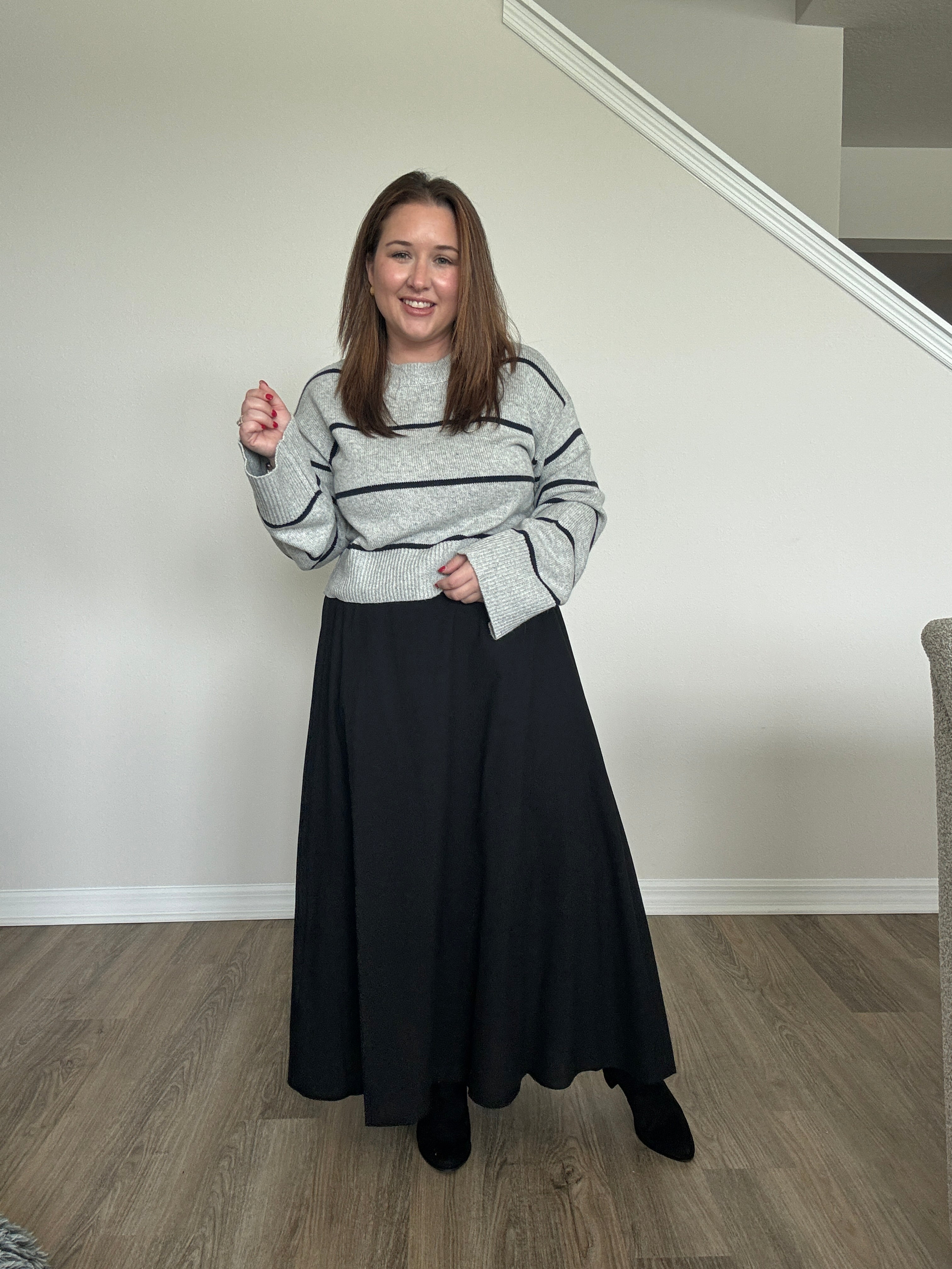 Paola Flowy Midi Skirt