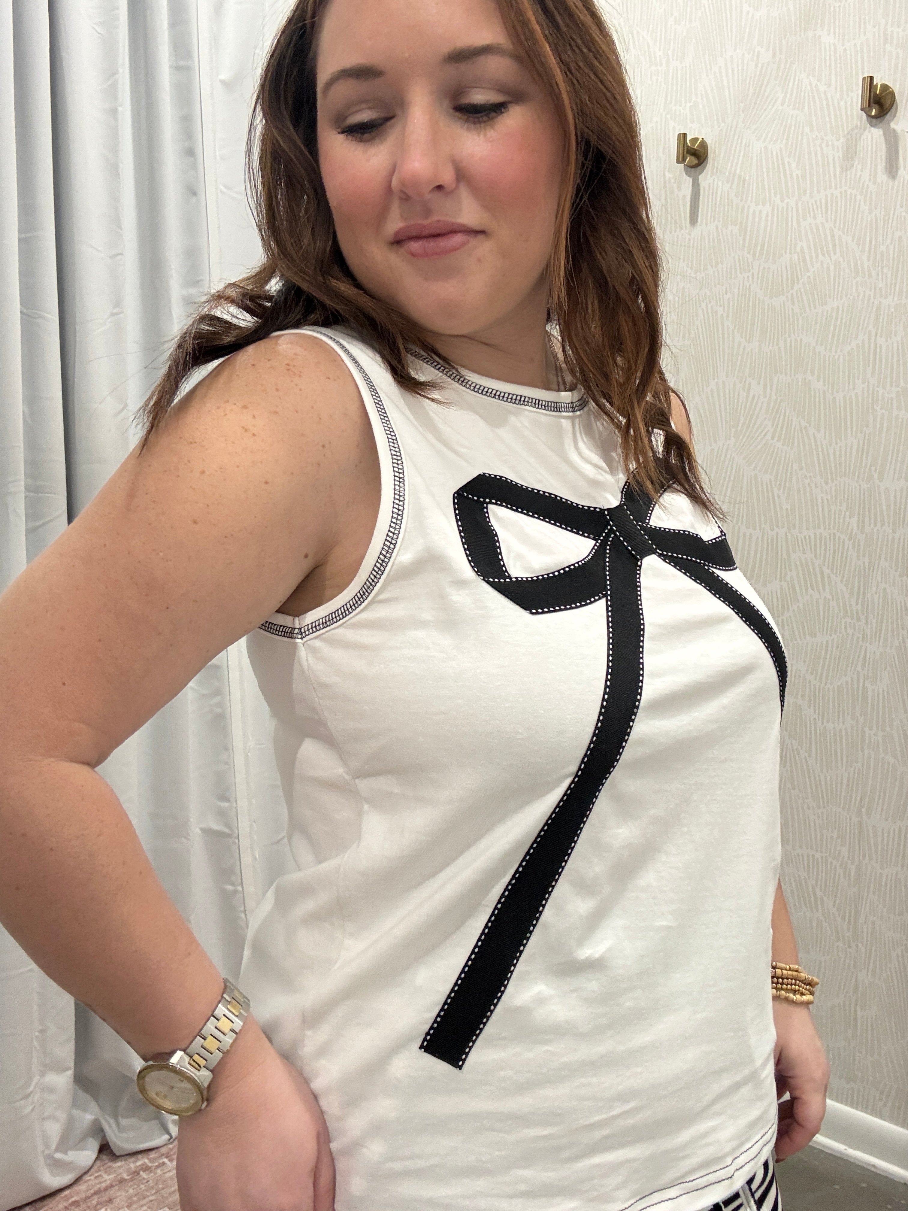 Skylar Bow Knit Tank