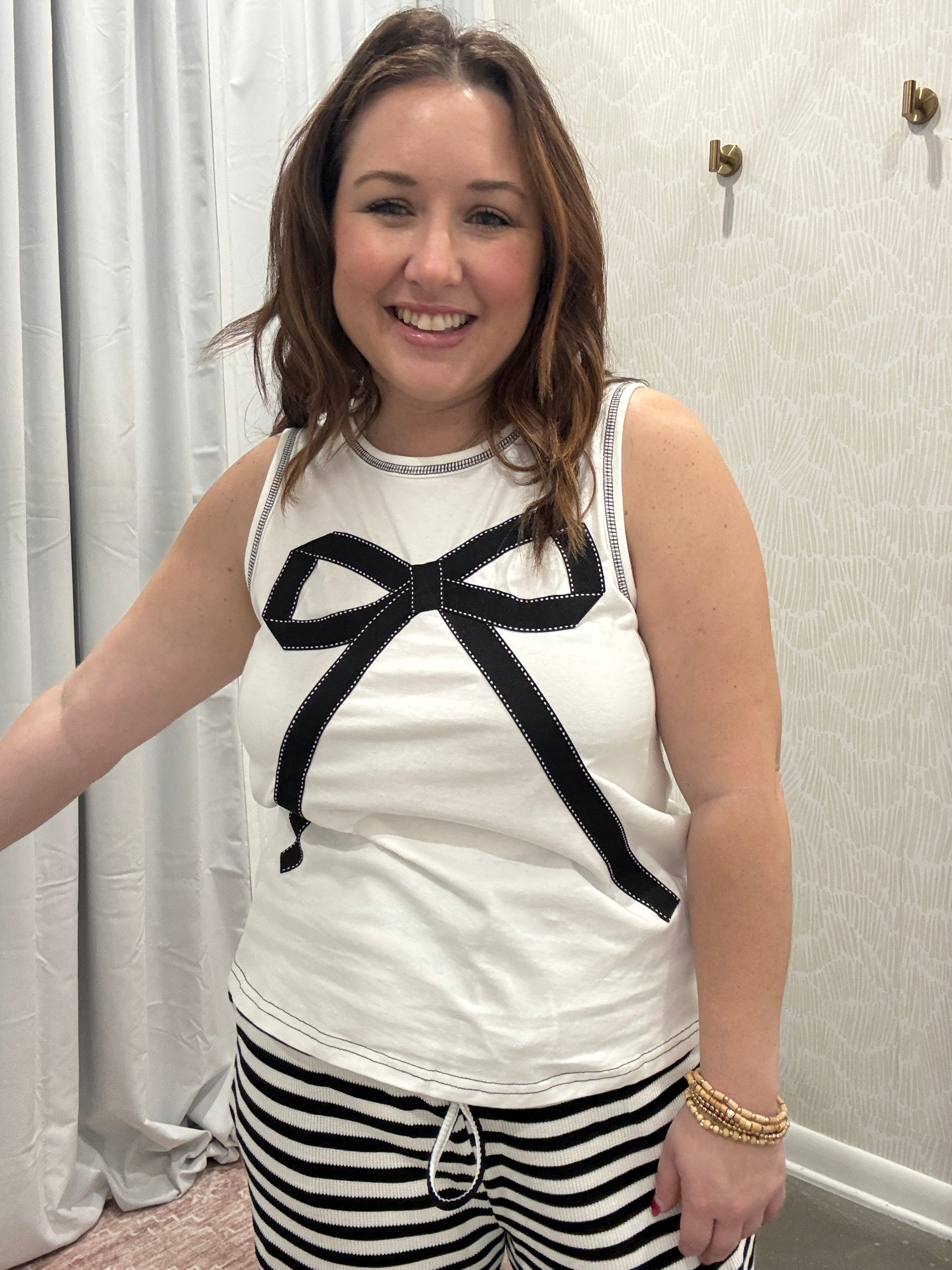 Skylar Bow Knit Tank