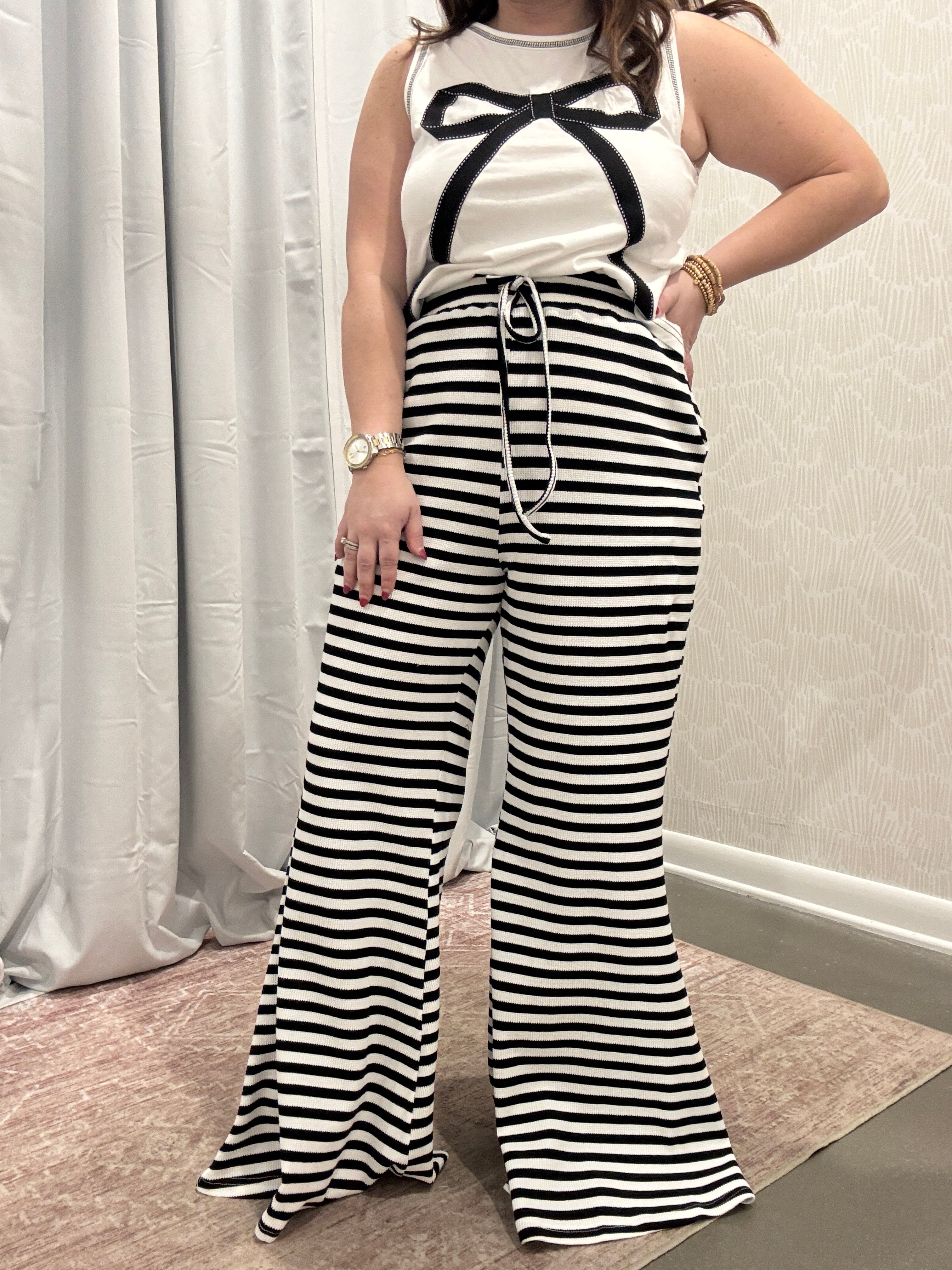 Frankie Striped Palazzo Pants